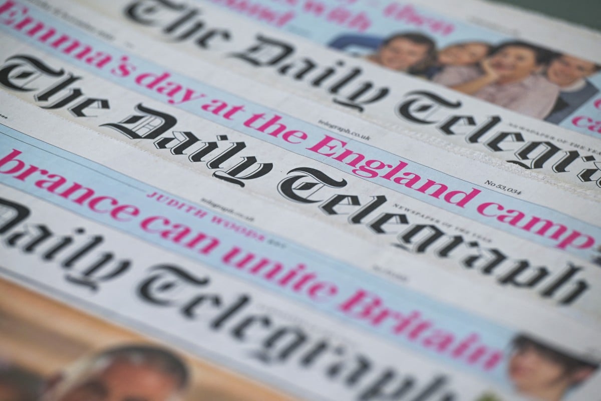 In UK media merger, Daily Mail owner signs $654M deal to buy The Telegraph