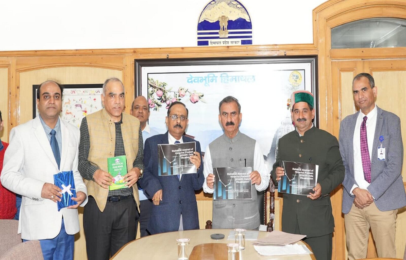 Himachal Pradesh CM Sukhu released two key statistical publications. (Photo/CMO)