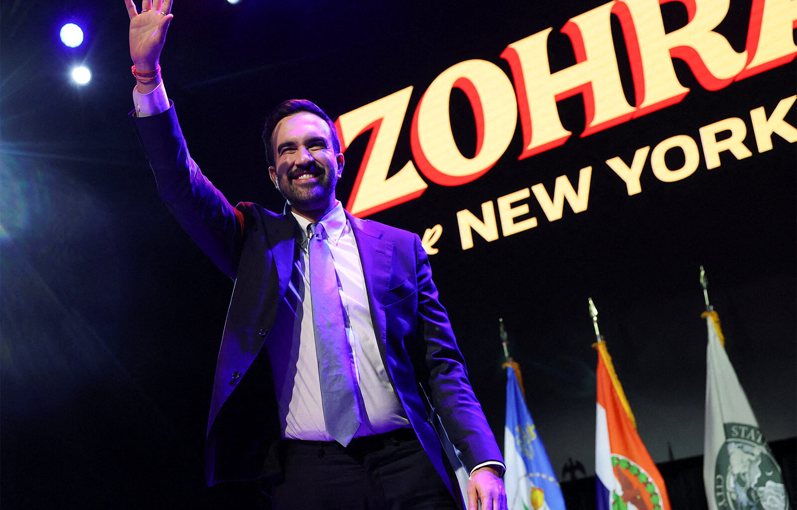 Zohran Mamdani addressing supporters after his historic NYC mayoral win. (Photo/Reuters)