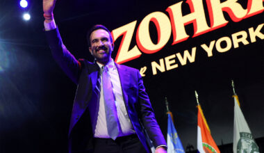 Zohran Mamdani addressing supporters after his historic NYC mayoral win. (Photo/Reuters)