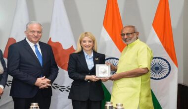 VP Radhakrishnan discusses bilateral relationship with Cyprus delegation