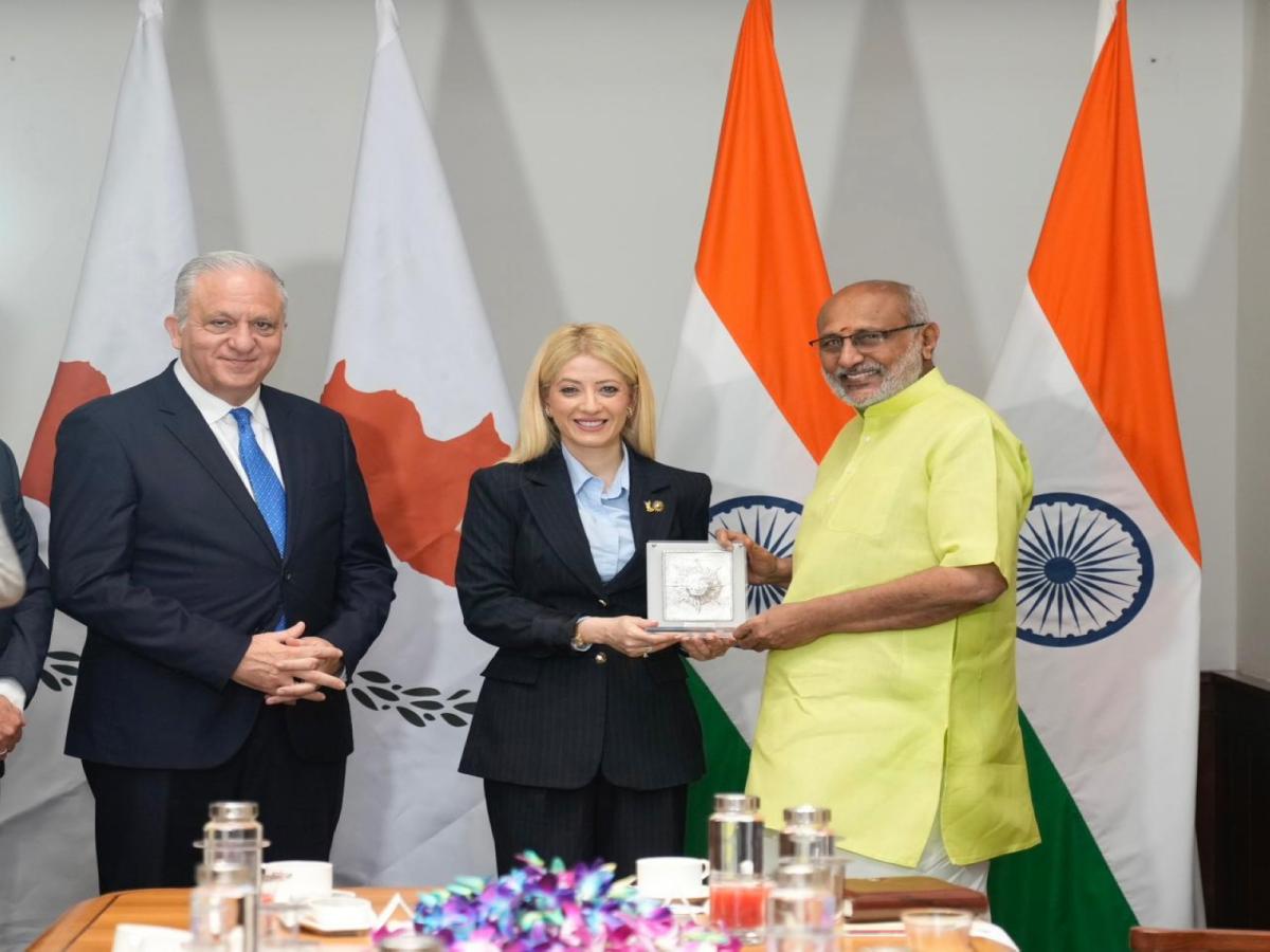 VP Radhakrishnan discusses bilateral relationship with Cyprus delegation