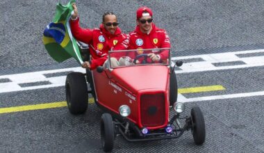Lewis Hamilton en Charles Leclerc, de uithangborden van Ferrari.