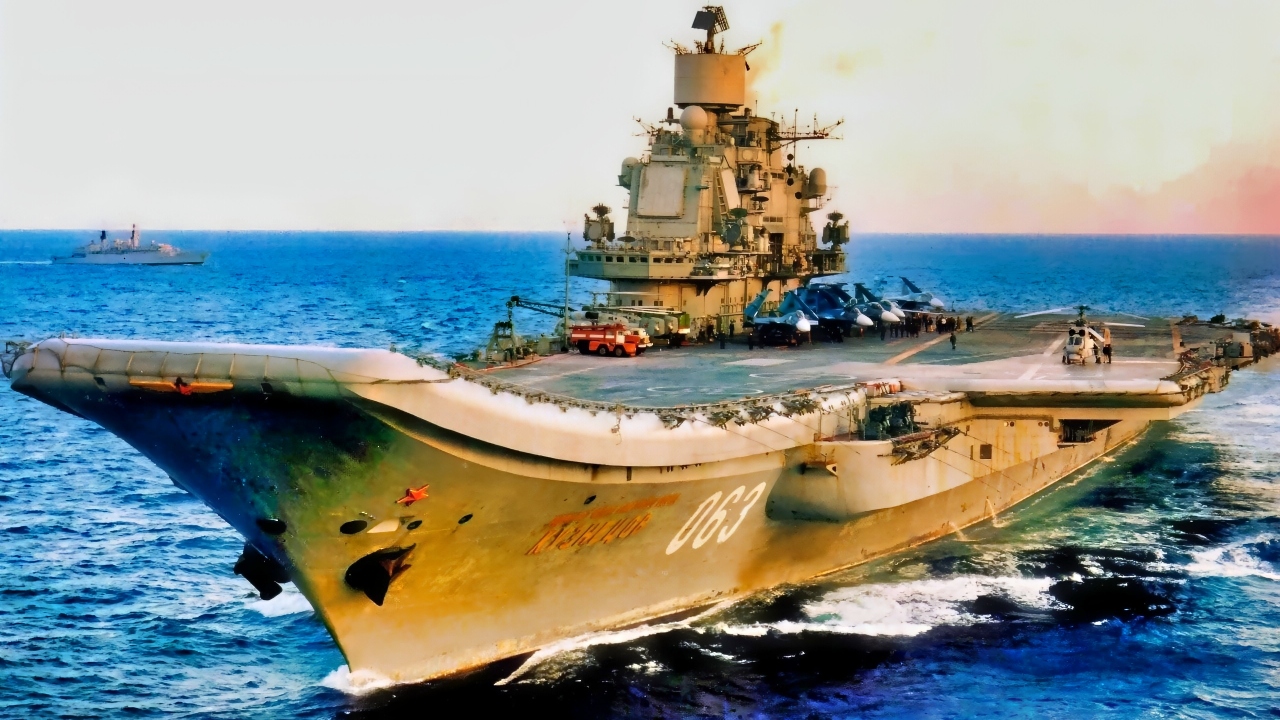 Admiral Kuznetsov Aircraft Carrier Russia