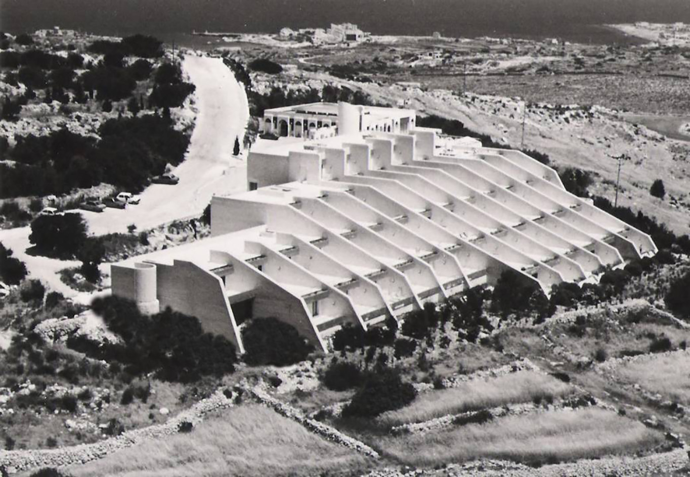 the colourful, postmodernist work of architect Richard England in Malta