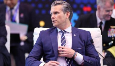 U.S. Defense Secretary Pete Hegseth