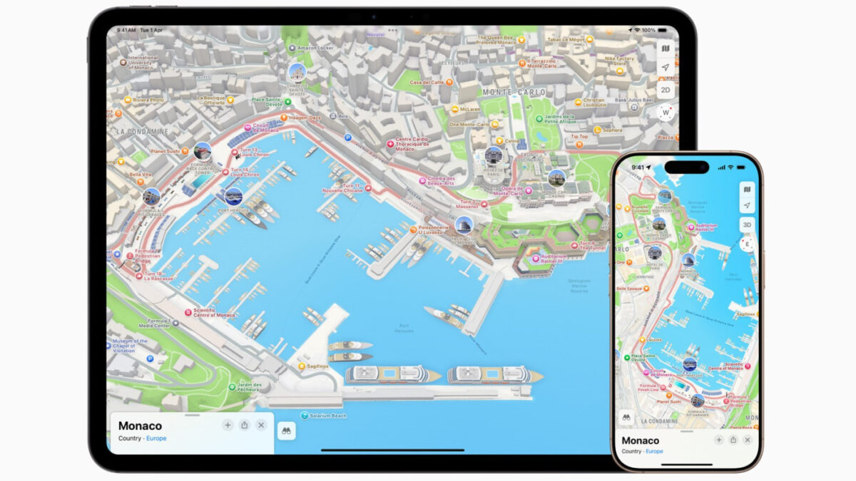 Apple Plans Grand Prix Formule 1 Monaco Vue 3D