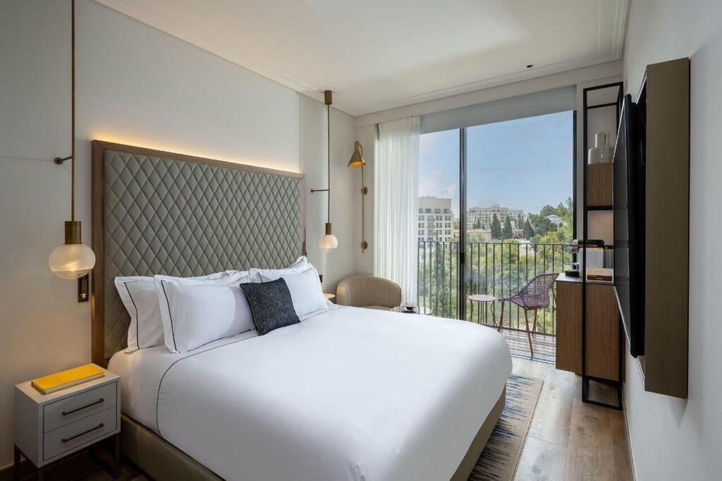 Hotel room (Photo: Aya Ben Ezri) מלון נוצ'ה של רשת פתאל