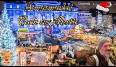 Opening of the xmas market bin Esch sur Alzette