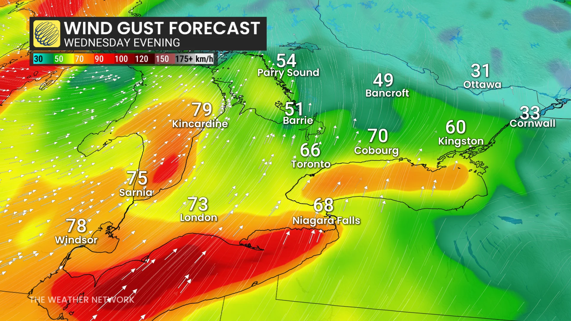 Baron - Southern Ontario winds - Nov 26