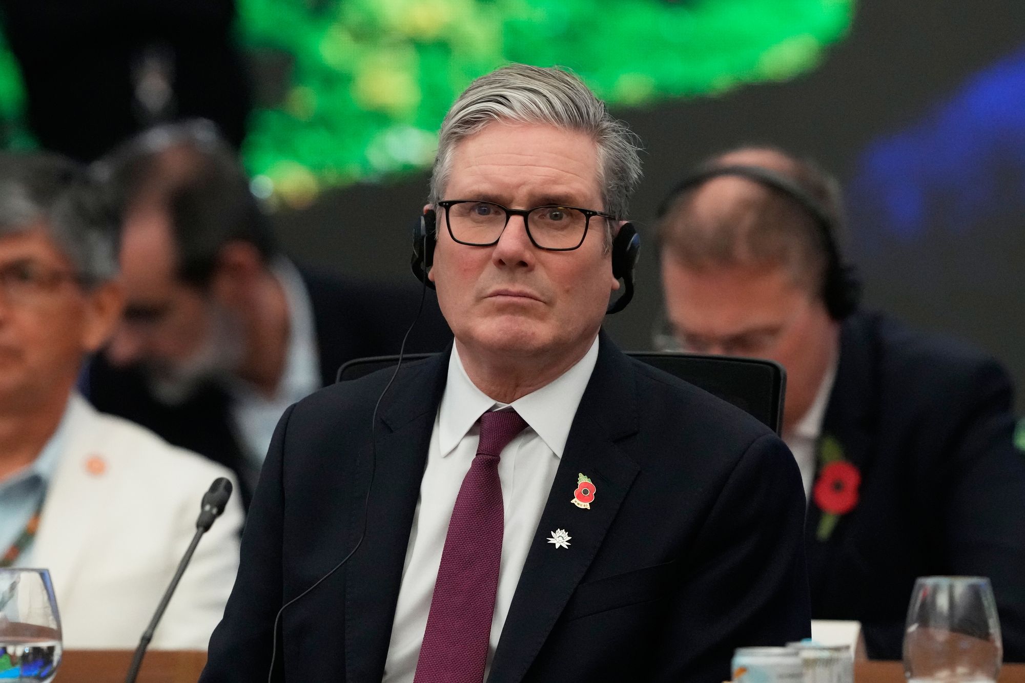 Keir Starmer attends a meeting at Cop30 in Belem last week