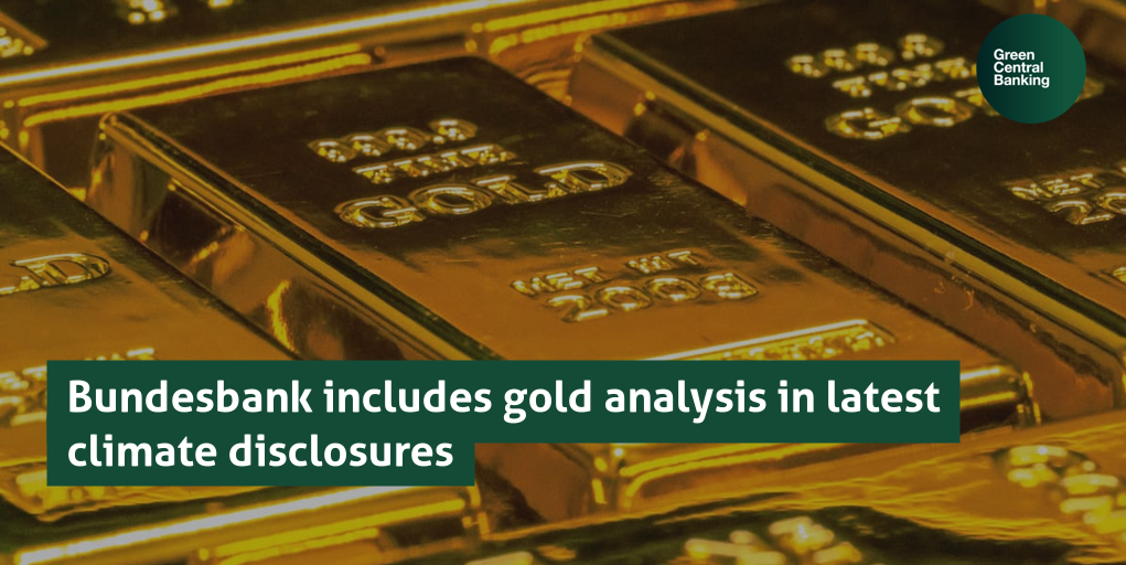 Bundesbank includes gold analysis in latest climate disclosures