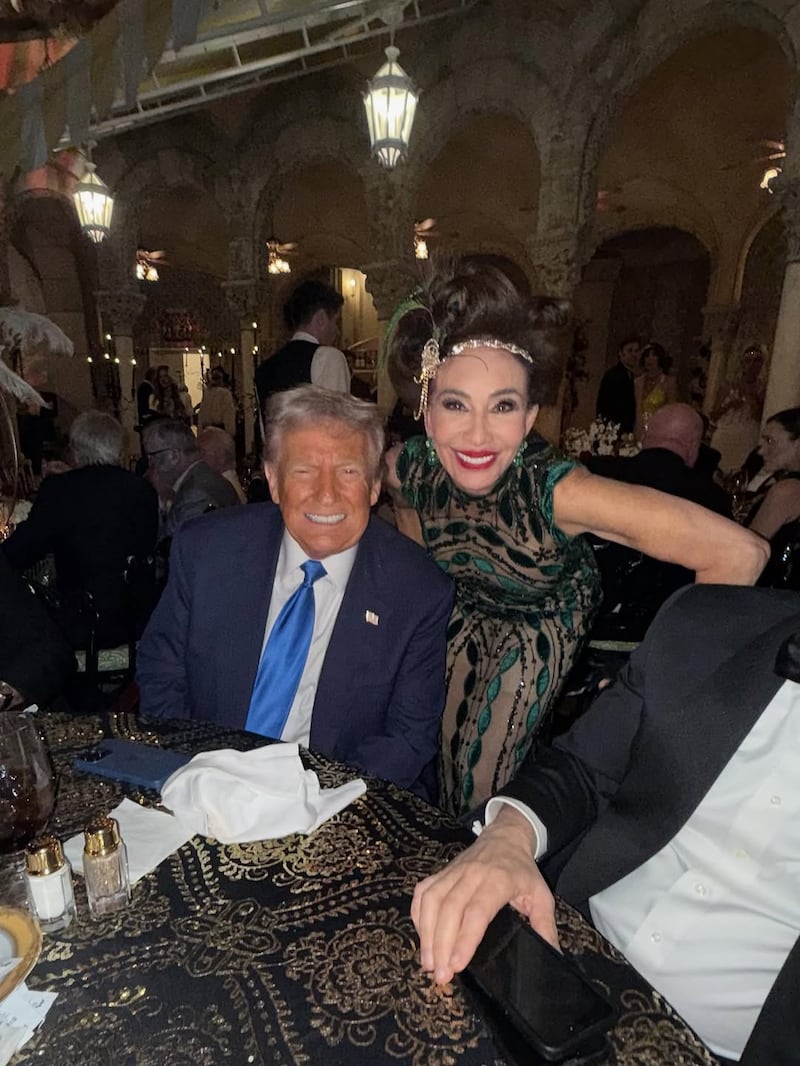 Donald Trump and Jeanine Pirro on Halloween