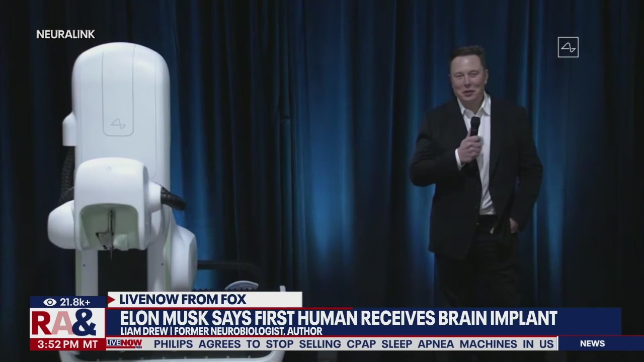 Musk says the first human receives Neuralink brain implant