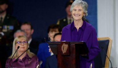 Catherine Connolly ‘humbly and proudly' becomes the 10th president of Ireland