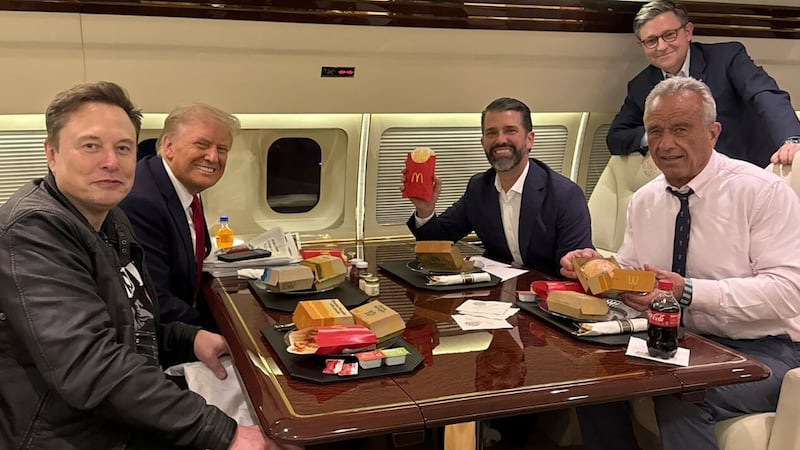 RFK Jr. eating a Big Mac