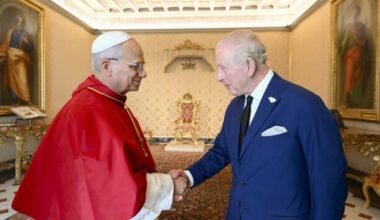 Orange Order grand masters wrote to King Charles over prayers with Pope Leo