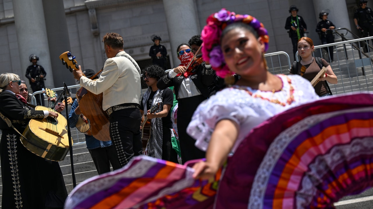 Protests Show Latinos Using Art and Community to Respond