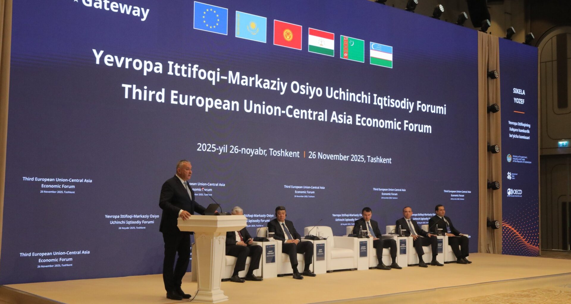 Tashkent Hosts EU-Central Asia Economic Forum 