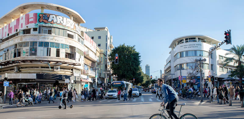 Allenby Street Tel Aviv credit: Cadya Levy