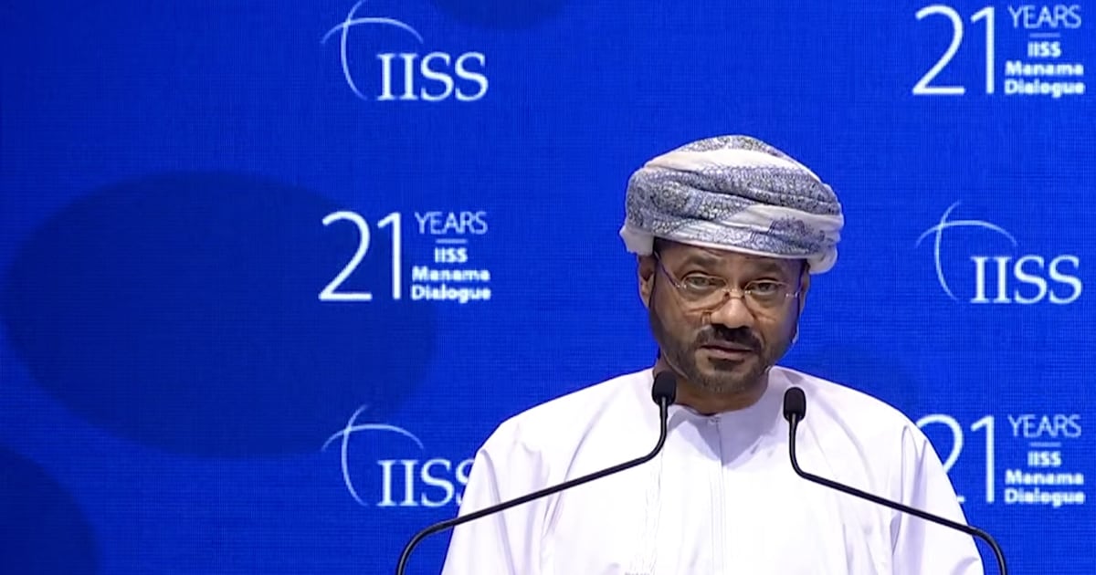 Omani Foreign Minister says Israel, not Iran, is prime source of insecurity in region