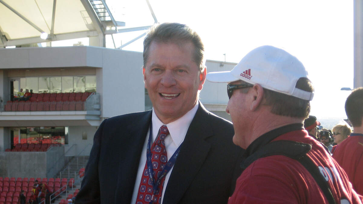 Dave Checketts, at the time owner of Real Salt Lake football club, seen at the club’s stadium in 2011