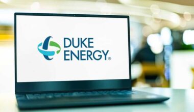 Duke Energy Corp_ logo on laptop-by monticello via Shutterstock