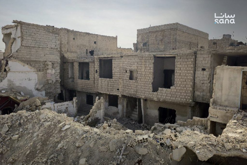 Emergency Minister ,Denmark Foreign Minister inspect Tishreen neighborhood in Damascus