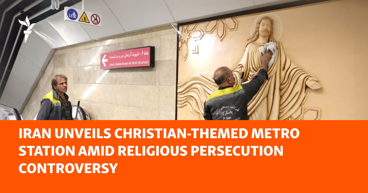 Iran Unveils Christian-Themed Metro Station Amid Religious Persecution Controversy