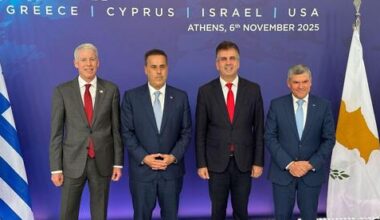 Israel, US join Greece and Cyprus in energy forum targeting Russian influence | For the first time in years, an energy forum convened in Athens with ministers from Israel, the US, Greece and Cyprus; Called Russia a hostile player and discussed Israeli gas exports and routes bypassing Yemen and Iran