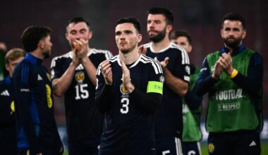 Scotland beaten by Greece but Belarus stun Denmark to keep World Cup qualifying group alive