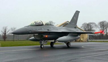 Argentina's first six F-16 fighter jets depart Denmark for initial ferry flight
