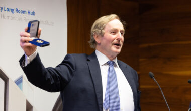 Former Taoiseach Enda Kenny presented with inaugural Trinity European Laureate Award - News & Events