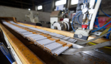 Illegal cigarette factory excavated