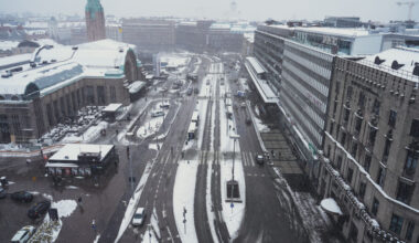 Extreme cold weather in Helsinki