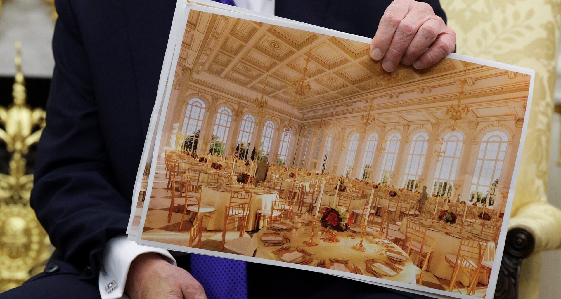 President Donald Trump and the architect in charge of his White House ballroom project are reportedly at odds over the size of the structure.