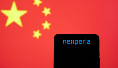 Photo Illustration Of Nexperia On A Phone Screen