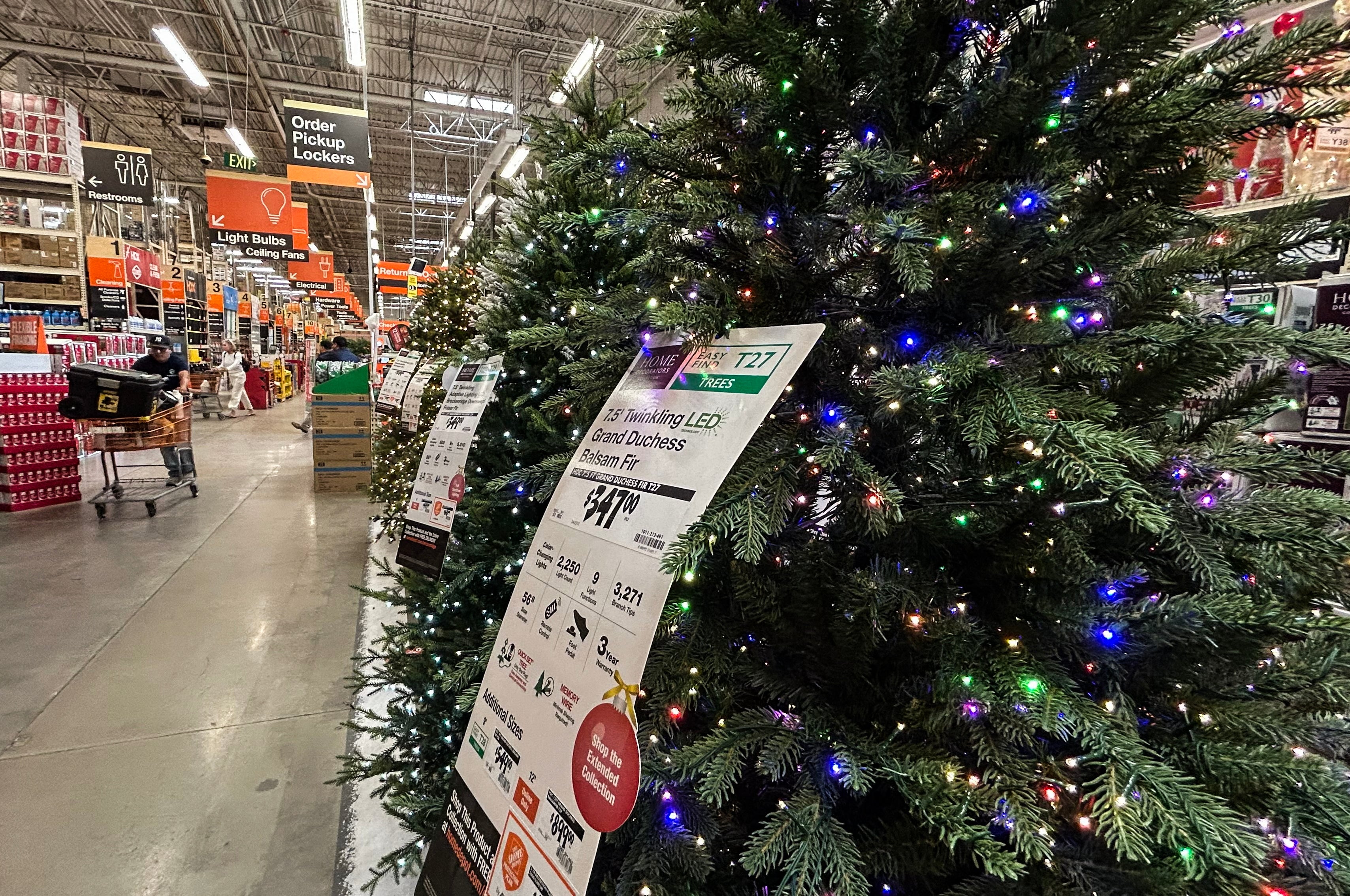 The CEO of a holiday decor company said he's been forced to raise prices on artificial Christmas trees due to Trump's tariffs.