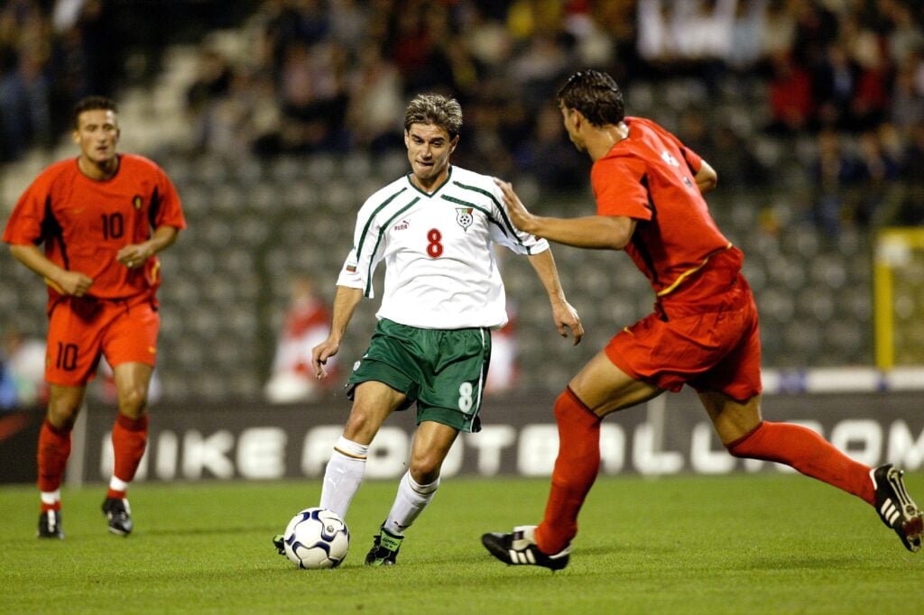 Foot : Belgium - Bulgary/ Qual.Euro 2004