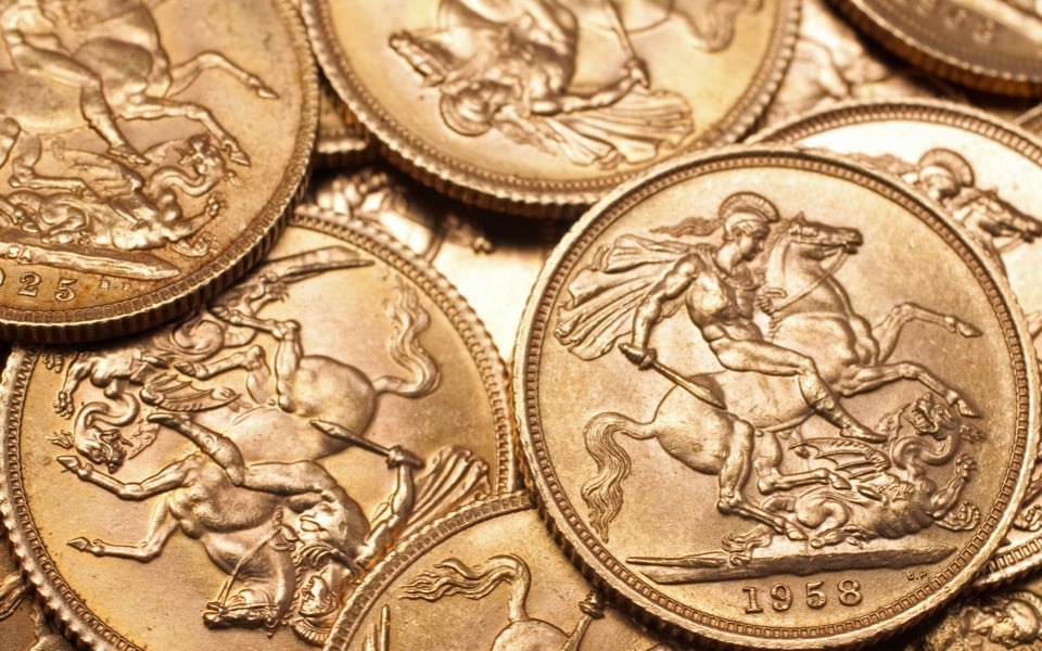 Gold sovereign coins enjoy brisk trade