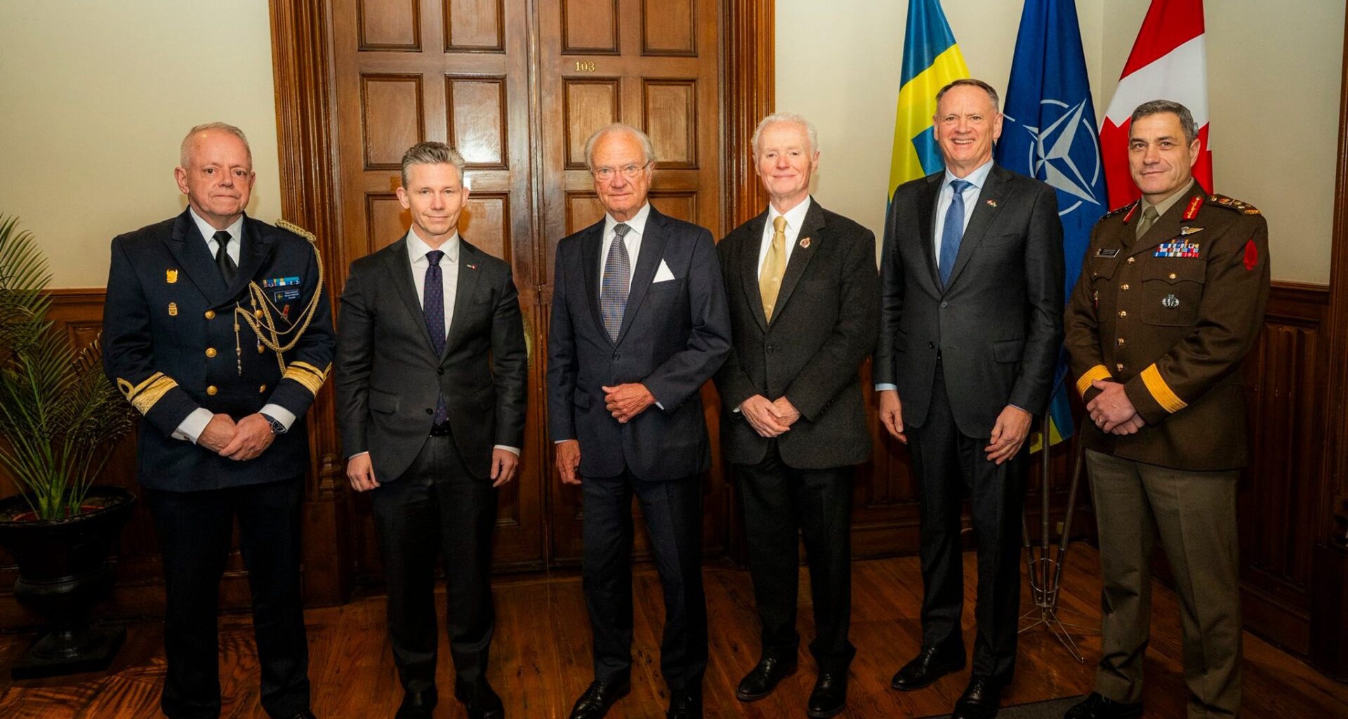 King Carl XVI Gustaf of Sweden at MLI: Strengthening Swedish-Canadian co-operation