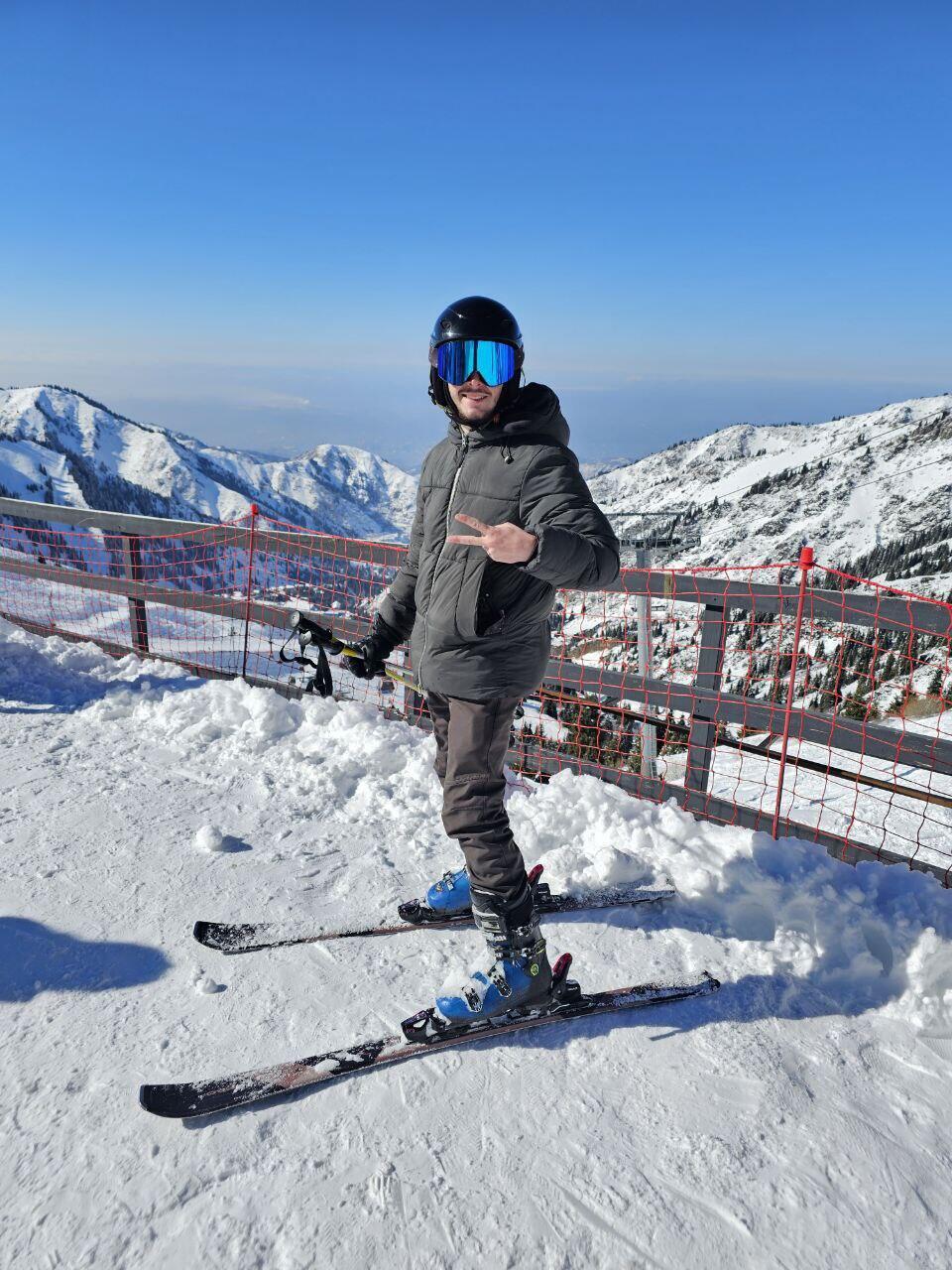 Avi Rosenfeld in Kazakhstan (Photo: Private album) אבי רוזנפלד בקזחסטן