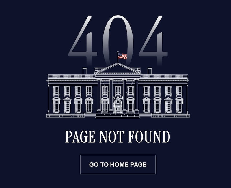 The White House Media Bias site down.