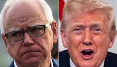 Tim Walz Says Trump Must Release Medical Tests Amid Signs He's 'Fading'