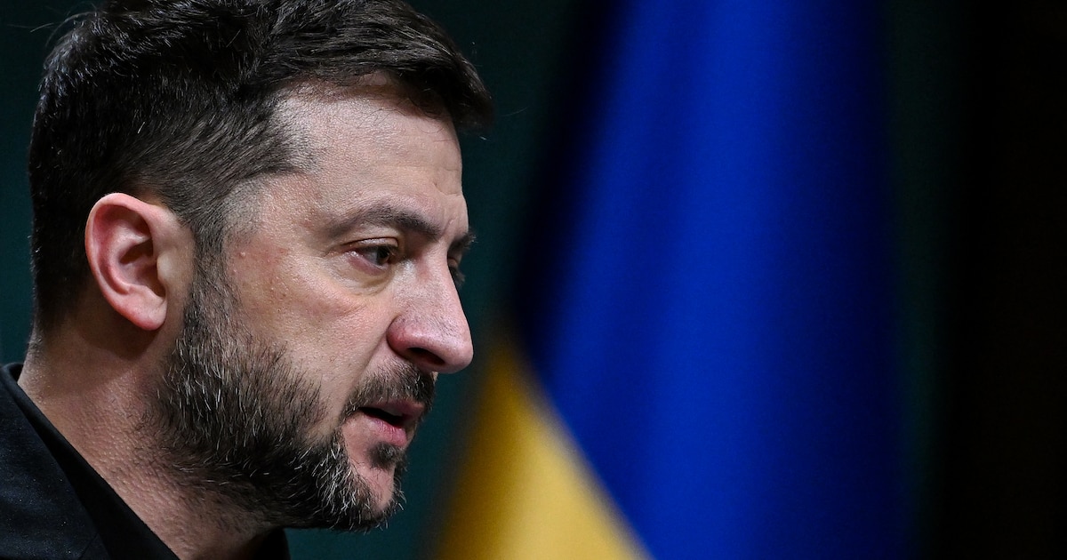 Le président ukrainien Volodymyr Zelensky à Ankara, le 19 novembre 2025.