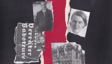 Collage featuring German saboteurs