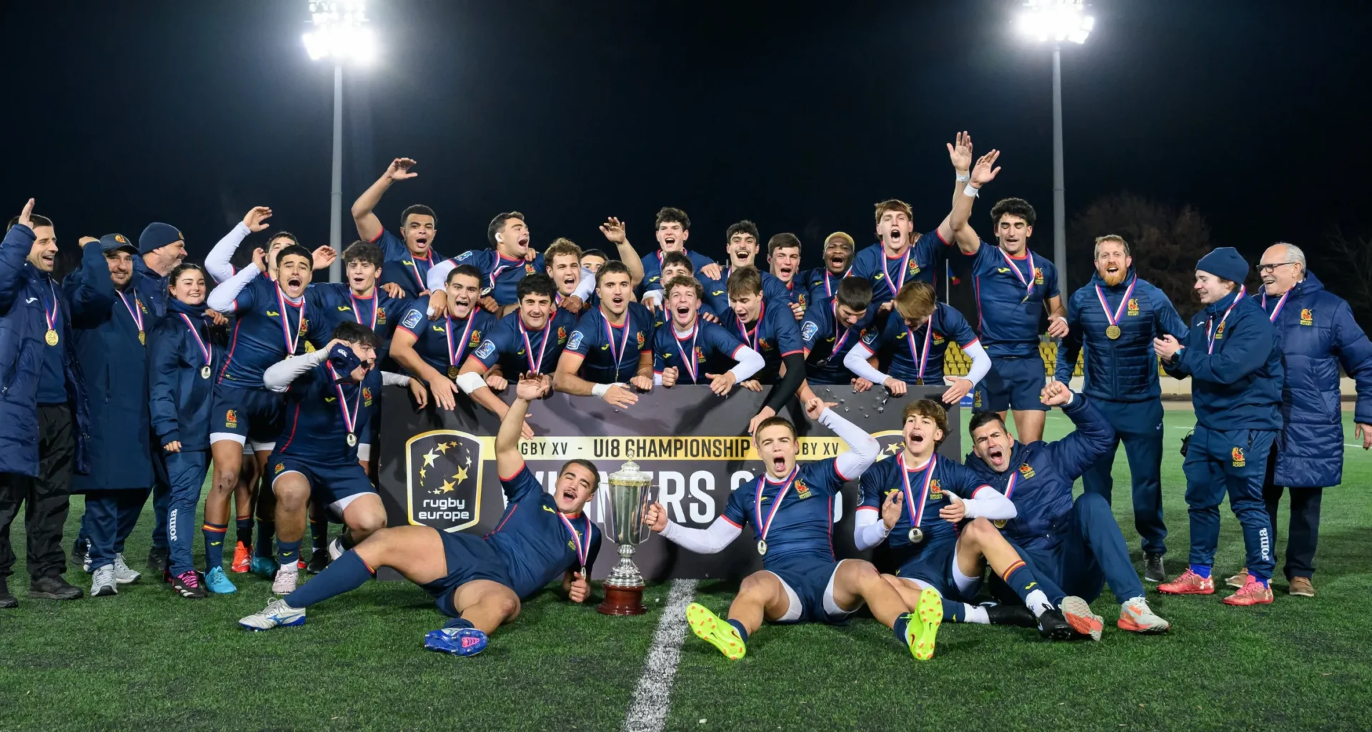 ¡Son de ORO! Los Leones M18 superan a Georgia 11-16 y levanta el título europeo de la categoría por primera vez en la historia