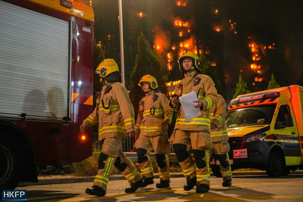 A deadly fire ripped through residential buildings at Tai Po's Wang Fuk Court on Wednesday, November 26, 2025.