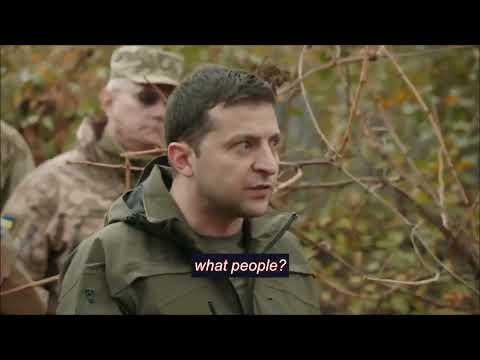 In 2019, Zelensky announced a partial withdrawal of forces from Donbass to deescalate tensions with Russia. Soldiers revolted.  He went to Zolote to speak to them. Azov troops told him they wouldn't let him pull back. Here he is getting chewed out by a soldier.