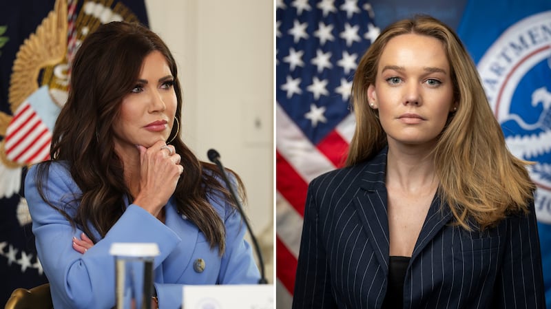 Kristi Noem and Tricia McLaughlin split